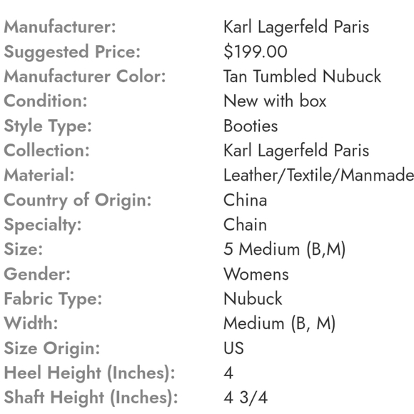 Karl Lagerfeld Boots - Picture 10 of 10